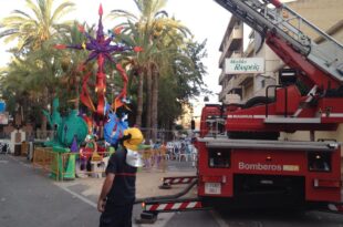 L'Entrà al poble, instantes después de ser desplazada
