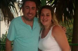 José Antonio Plaza junto a la nueva presidenta de Via Parc-Vistahermosa, Estefanía Espín