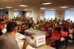 Instantes previos a conocer las comisiones ejemplares 2015