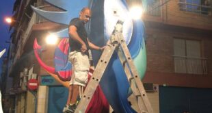 Jesús Grao durante la plantà 2015 de Doctor Bergez Carolinas