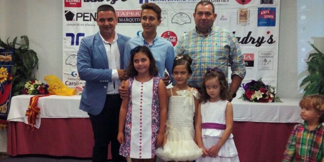 Presidente infantil, artista y representantes femeninas de Foguerer Carolinas 2016