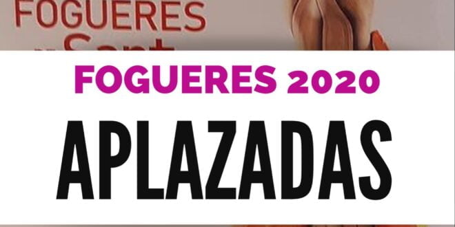 hogueras alicante aplazadas covid-19 ayuntamiento fogueres septiembre