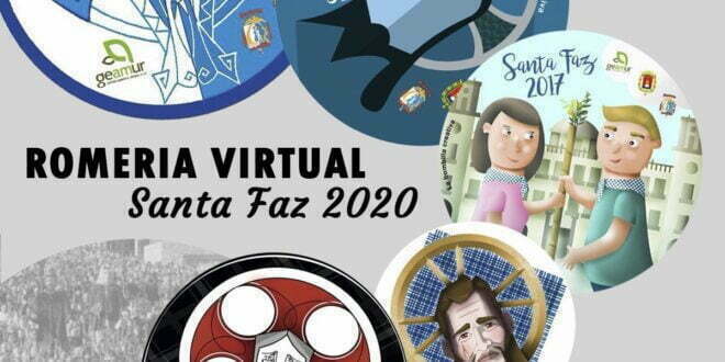 romeria santa faz 2020 alicante peregrina chapa virtual