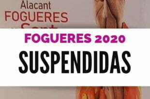 fogueres suspendidas hogueras 2020 alicante